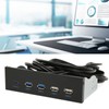 5.25 Inch Media Dashboard 2xUSB3.0 2xUSB2.0 1xType C 10Gbps High