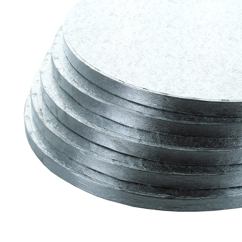 Culpitt Cake Board, Cake Drum, Silver, 9 Inch (228mm) Round,