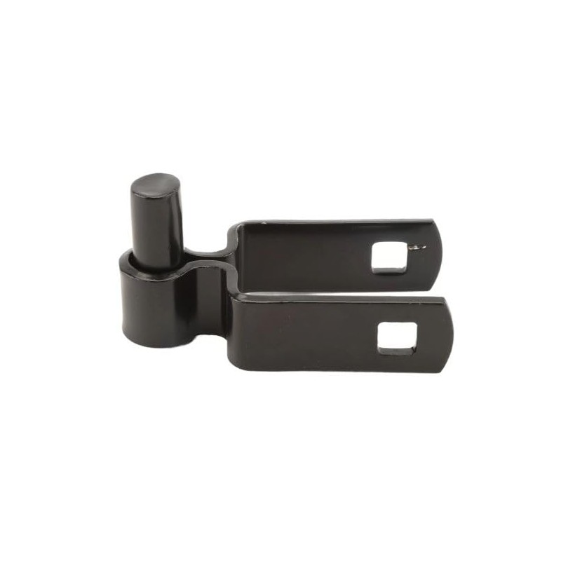 1 1/2" Square Male Black Hinge Pair 5/8" Pintle (Pack