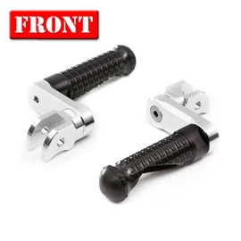 MC MOTOPARTS MPRO Black 40mm Riser CNC Front Foot Pegs Compatible with Tiger 955i Daytona 600 02-03 Daytona 650 04-05
