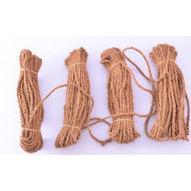 Coconut Fiber Twine Made of 100% Natural Coconut Fiber,Weight per Hank is 1 Lbs,and Length is 200 Feet