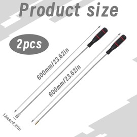 Rod Magnet, 2 Pieces Magnetic Pickup Magnetic Rod Grabber, Flexible Gooseneck, Portable Bendable Magnetic Grip, Rod Magnet Extra Strong, Telescopic Magnetic Rod for Picking Small Parts, Metal Items