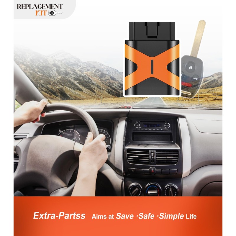 Extra-Partss Simple Remote Replacement Kit for Honda N5F-S0084A fits 2006