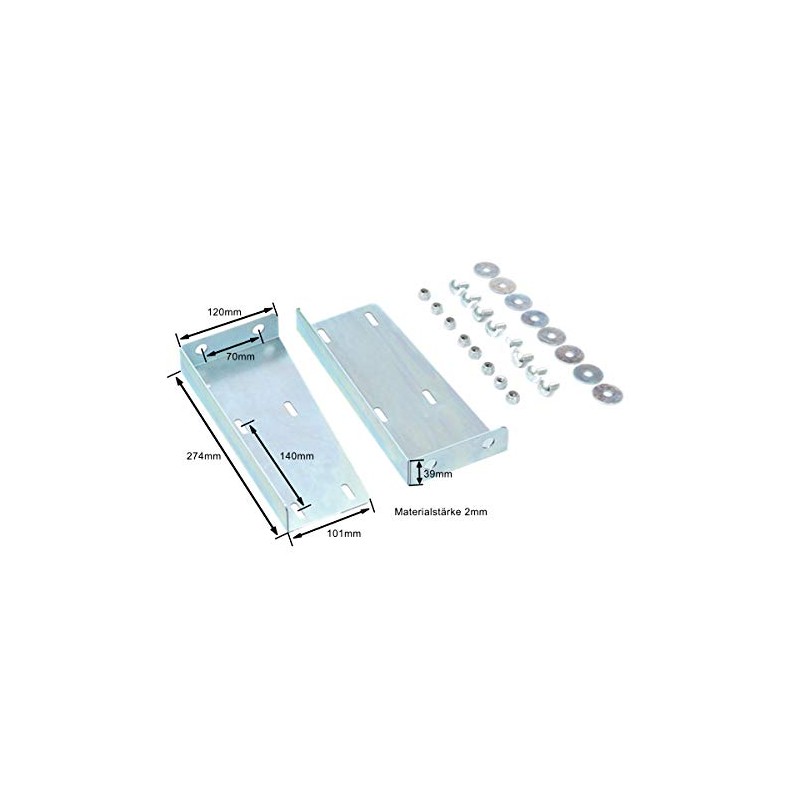 Daken Blackit Lite Drawbar Box 555 x 255 x 310