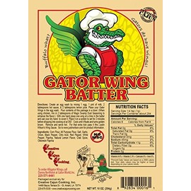 Magic Swamp Dust Gator Wing Batter, 10 Ounces