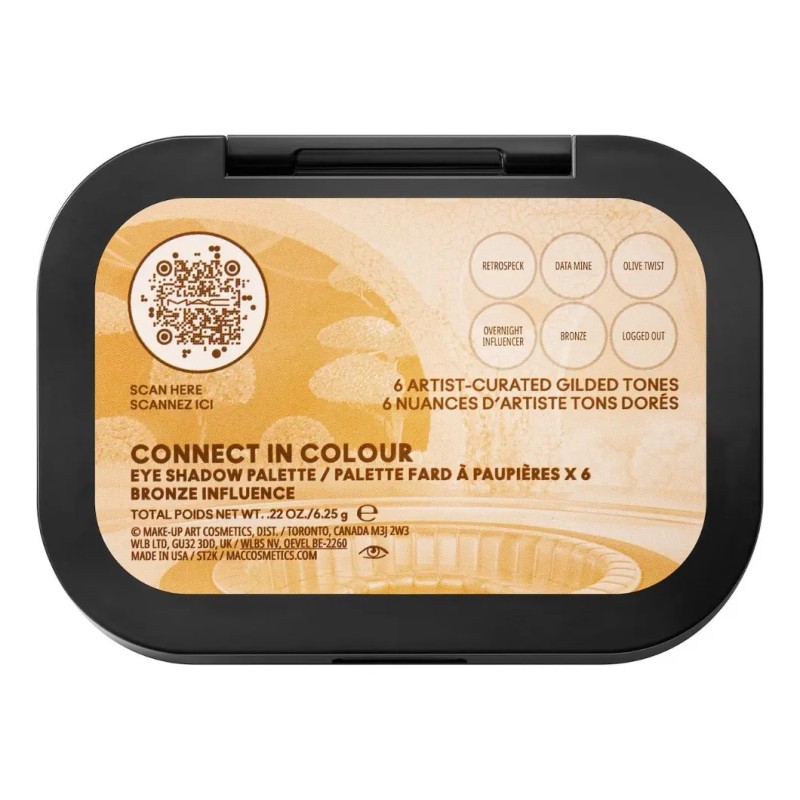 Paleta de Sombras MAC Connect In Colour | Bronze Influence