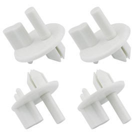 4 Pcs 241993101 Crisper Shelf Cover Support Refrigerator Shelf Support Replacement Part Compatible with Frigidaire Kenmore Refrigerators Replaces for 240350802 1513081 AP4393090 PS2358879 AH2358879
