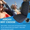 AEROiVi Car Seat Cushion with Back Support Pillow,Breathable 3D Air