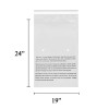 EcoSwift 10 19x24 EcoSwift Self Seal Suffocation Warning Clear Poly