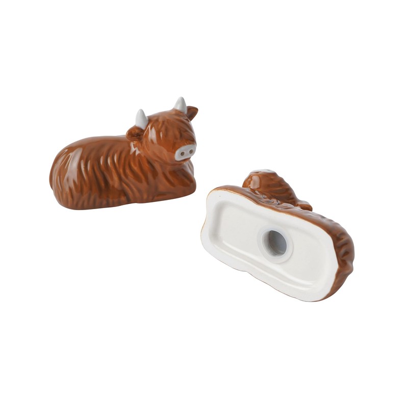 CGB Giftware | Bramble Farm Highland Cow Salt & Pepper