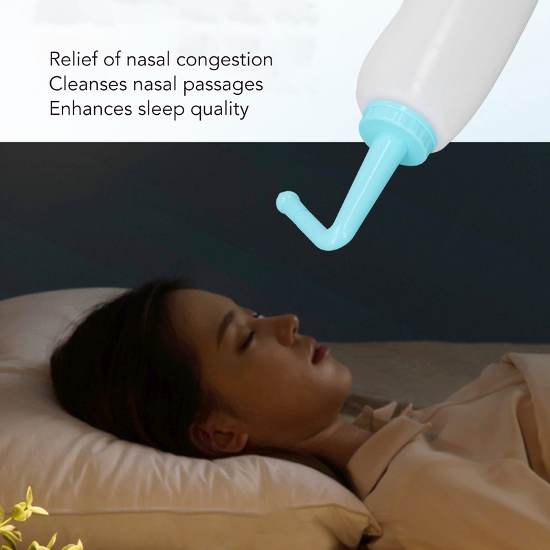 Nasal Sinus Rinse Irrigation Tilt Angle Rhinitis Relief Sinus Rinse