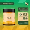 Vitamina Retinol Tirosina 200 Capsulas 500mg Más Meses Vitalbotanics Suplemento
