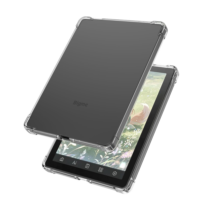 BOZHUORUI Case for Bigme B6 Color/Bigme B6 B/W,Clear Soft TPU