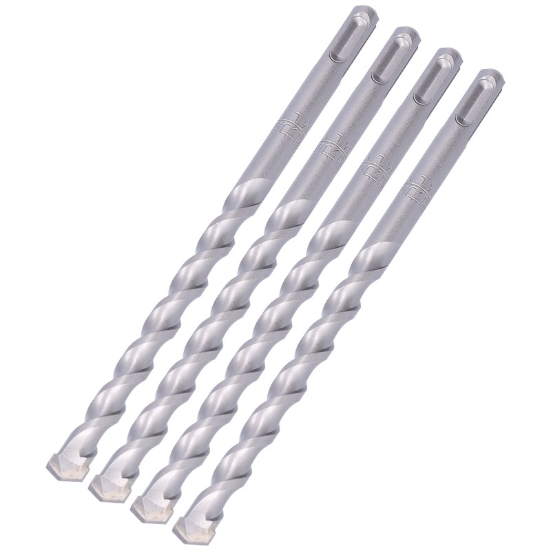 4Pcs Hammer Rock Drill Bit Sturdy Durable Efficient Convenient Round