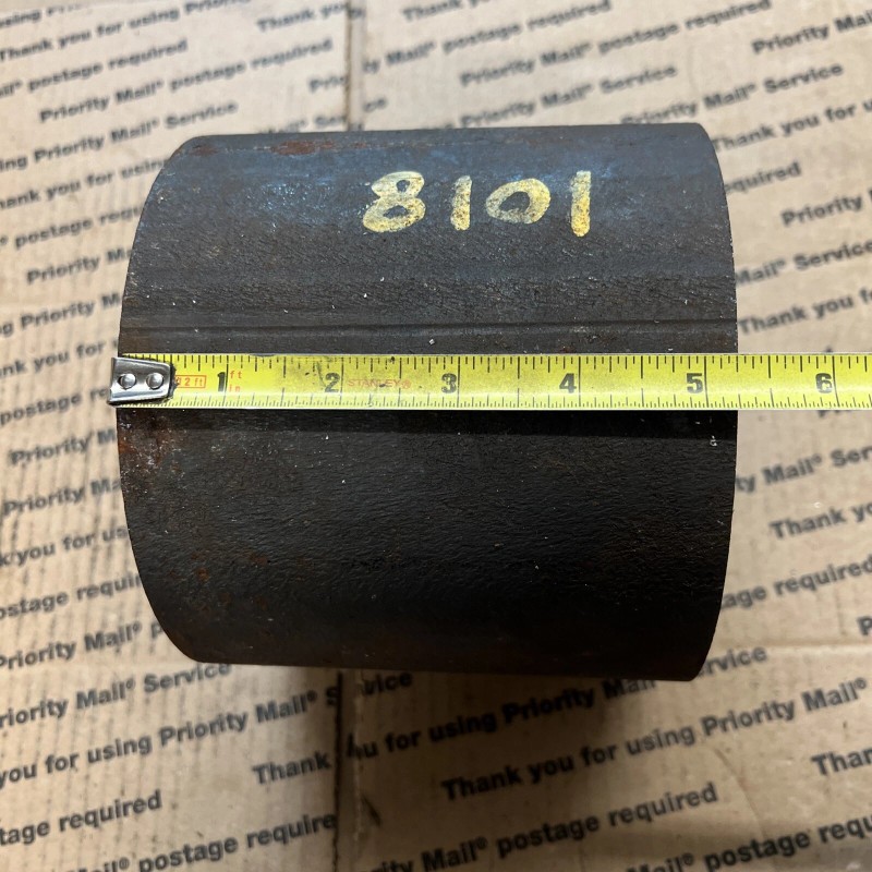 Unbranded 6" Round Steel Bar 5 1/4" Long Stock Lathe