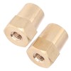 2pcs Battery Connector Revise M8 Brass Good Electrical Conductivity Pile