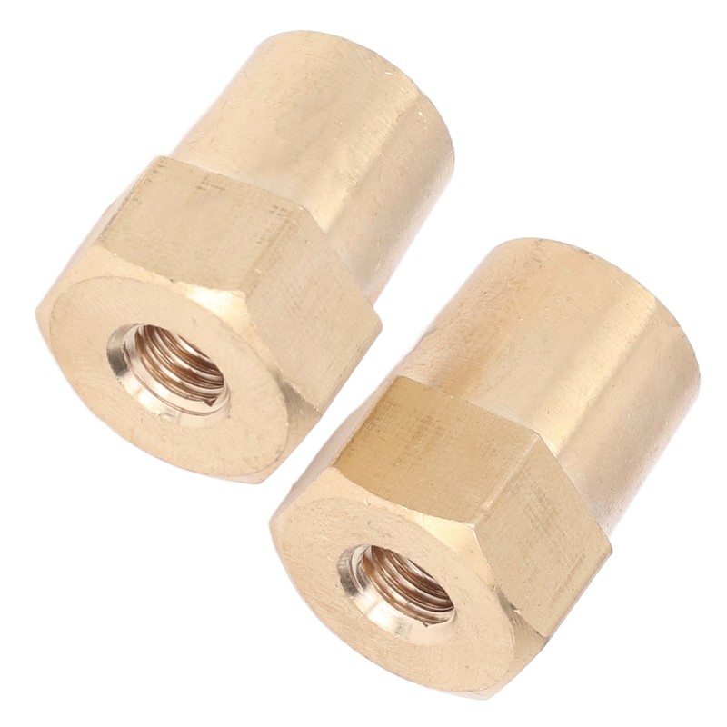 2pcs Battery Connector Revise M8 Brass Good Electrical Conductivity Pile