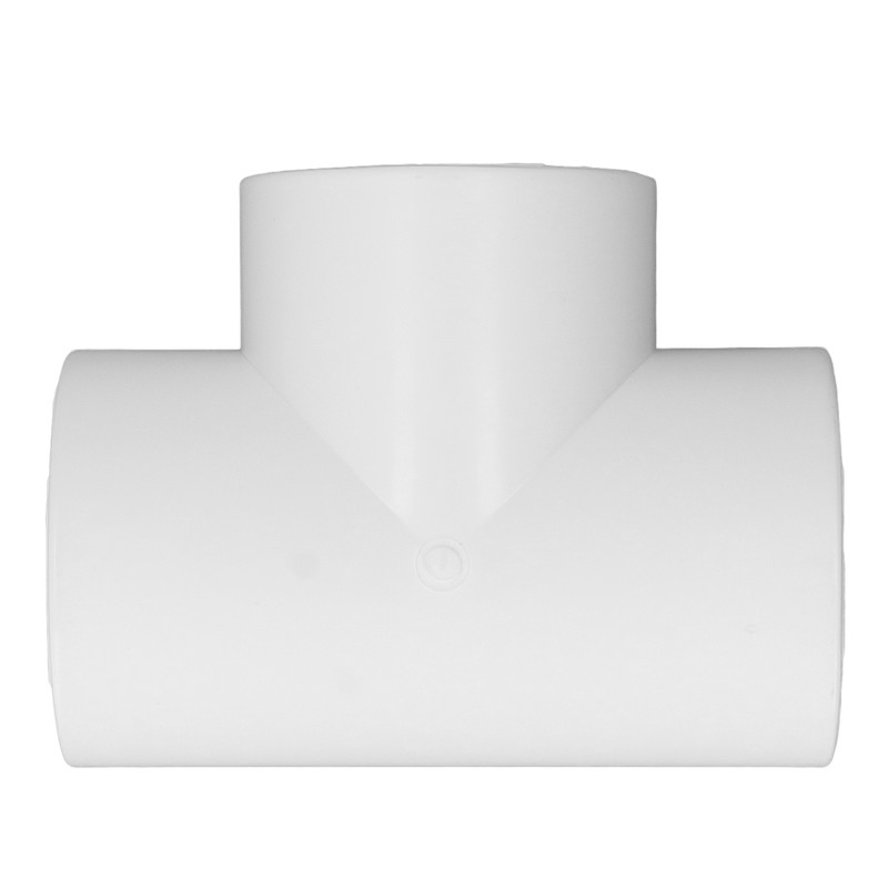 3 Way Duct Connector Corrosion Resistant PVC T Shape Round