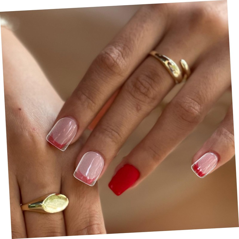 Healvian Stylish Press-on Nails 504pcs Short False Nails Full Coverage