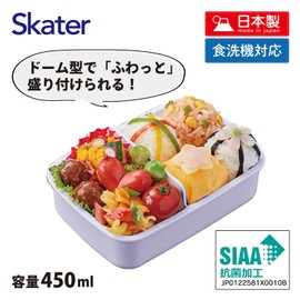 Skater RBF3ANAG Children's Lunch Box, 16.9 fl oz (450 ml), Fluffy Dome, Antibacterial, Made in Japan, Sanrio, Chromi, Big Ribbon, Girls