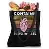Contains Recycled Parts Heart Organ Transplant Recipient Tote Bag