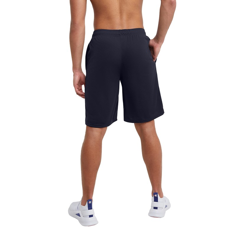 Champion Short De Entrenamiento, Pantalones Cortos Hombre, NAVY, XL