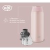 alfi Element Bottle 600 ml, Pink Pastel Matt, Lightweight Stainless