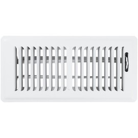 Shoemaker Manufacturing, Khaki Light, 4x10, Premium Floor Register, All Steel Heavy Duty Vent Cover