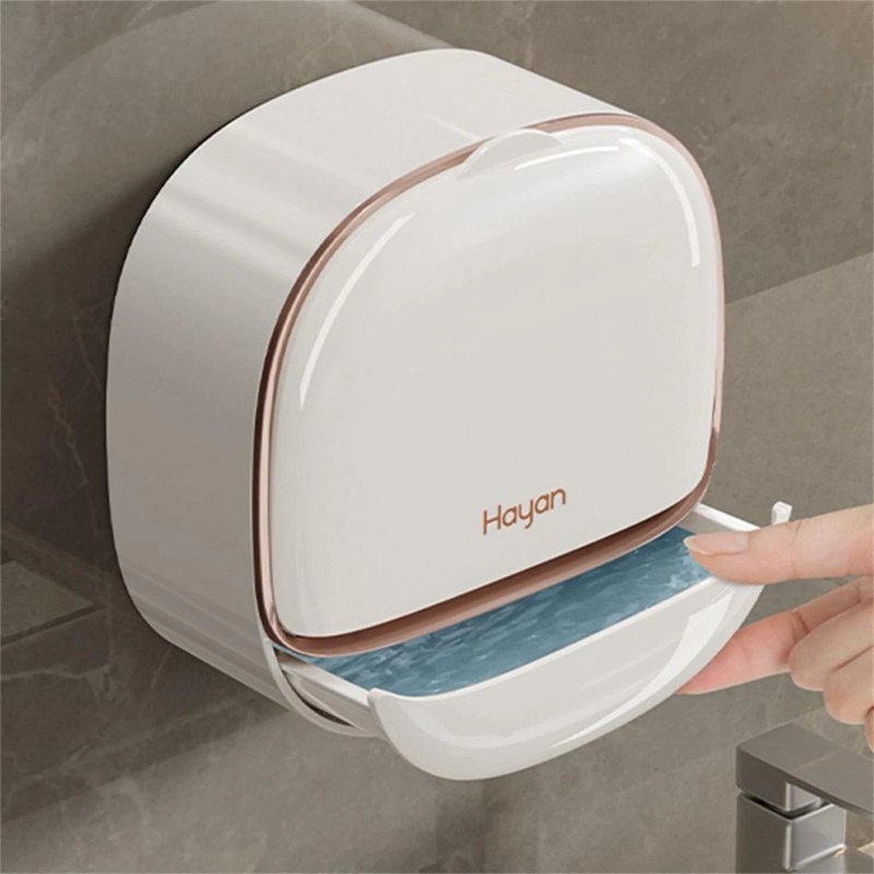 Unbranded Soap Dish with Drainage Box, Wall Mounted Soap Holder