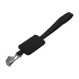 Partuto 1 Pcs Universal Car Seat Headrest Hook for Most Car, SUV, Truck Car Seat Back Organizer Hooks Sturdy Faux Leather Metal Black 11.02"x1.85"