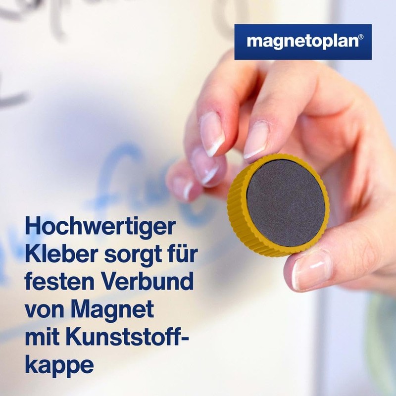 Magnetoplan Magnum Magnet Holder 34 mm 10x Yellow