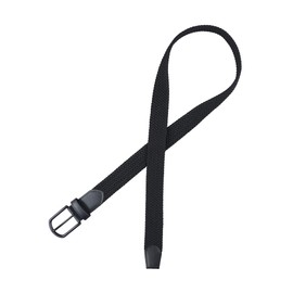 DWOY - Cinturón elástico trenzado elástico para hombres y mujeres, tela elástico trenzado, Negro -, L - XL / 41'' - 45"