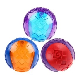 Gigwi Ball Pelota Para Perros Masticable Super Resistente Color Naranja Ch