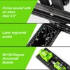 VNW 16Inch Adjustable Aluminum Drilling Positioning Ruler,Multifunction T-Square, Marking Gauge