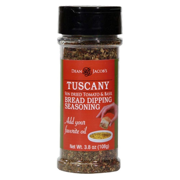 Dean Jacob's Tuscany Bread Dipping Blend, 3.8 Oz Stacking Jar 2 pack