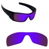 Alphax Polarized Plasma Purple Replacement Lenses for Oakley Batwolf OO9101