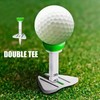 Golf Tees 3/4 Pack, Height Adjustable, Graduated, Competition Supplies (4