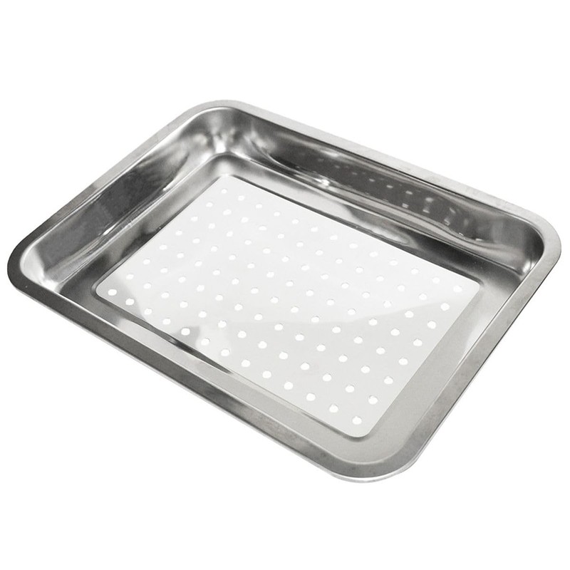Grandios GD-ANATRAY Stainless Steel Tray, Perforated Bat, Cookware, Kitchen Utensils,