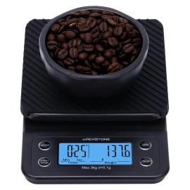 Apexstone Espresso Scale with Timer for Pour Over Coffee - Batteries Included