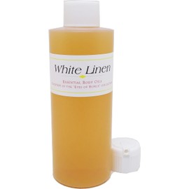 TCEShop White Linen - Type EL Scented Body Oil Fragrance [Flip Cap - Gold - 4 oz.] - ID#23225