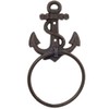 2 x Wall Hooks Anchor with Cast Iron Ring -