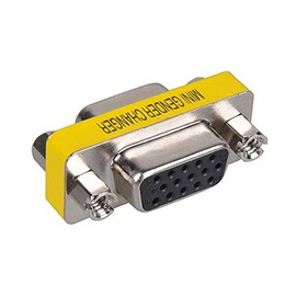 axGear VGA SVGA 15 Pin Female to Female F/F Mini Gender Changer Adapter Connector