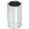 Kyoto Machine Tools (KTC) 3/8 inch (9.5 mm) Semi-Deep Socket (Hex) 0.9 inch (23 mm) B3M23