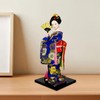 Folpus Japanese Geisha Kimono Doll Desktop Decoration Ornament Asian Ethnic