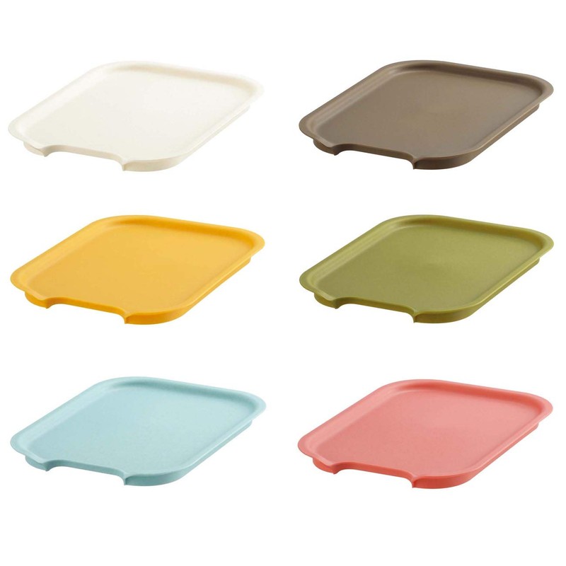 Sanka Storage Box Lid S Yellow (188×263×18mm) squ+ katasu Kf-SYE