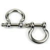 DAUMLINK® 2 round shackles, curved, material stainless steel A4 /