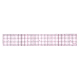 Westcott 8ths 12-Inch Beveled Transparent Ruler (B-70)
