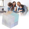 Prism Cube Optical Glass RGB Dispersion Color Cube Sun Catcher