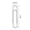 Staples Paper Clips, 1.75 Inch, Heavy-Duty Jumbo Smooth Paperclips for