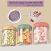 Wrqqwsy 16 Oz Overnight Oats Containers with Lids - 4